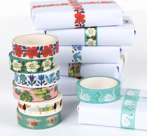 Patterned washi tapes
