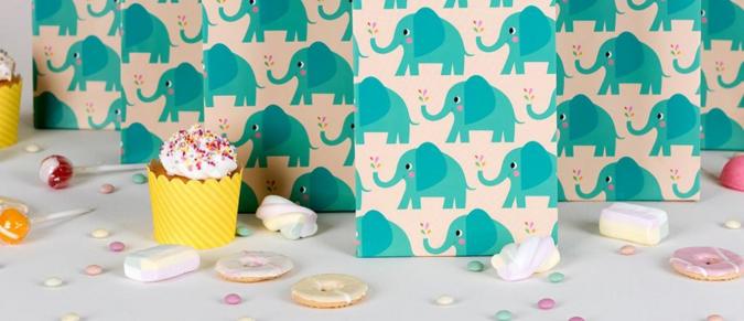 Elvis the Elephant party bags
