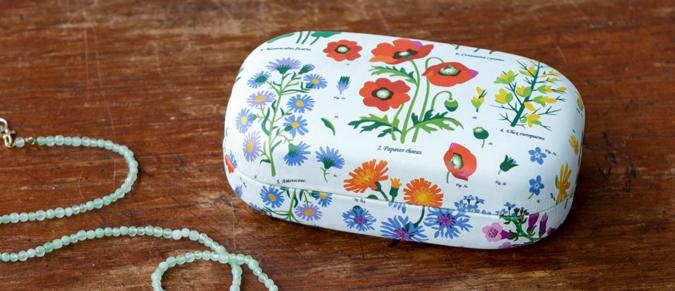 Wild Flowers mini travel case