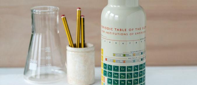Periodic Table stainless steel bottle