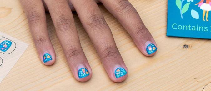 Fairies in the Garden nail stickers