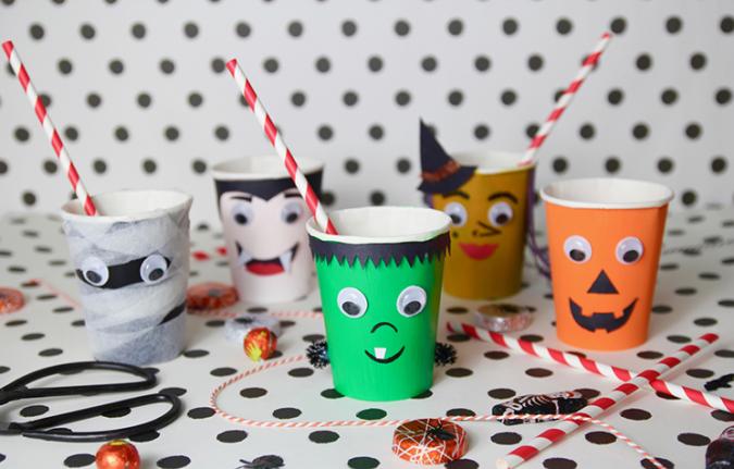 Halloween monster cups by Rex London