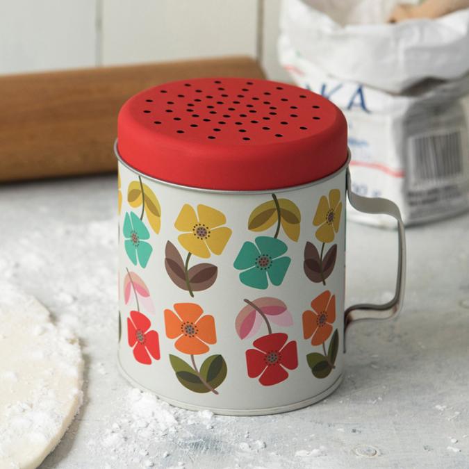 Mid-century Poppy flour shaker