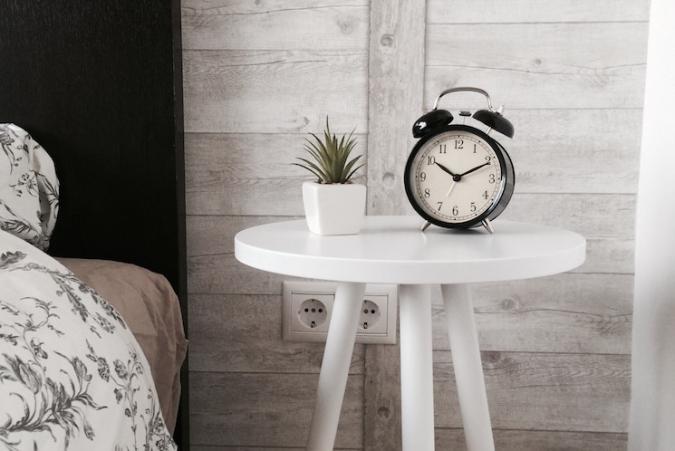 Add some colour to your room with a bedside table revamp