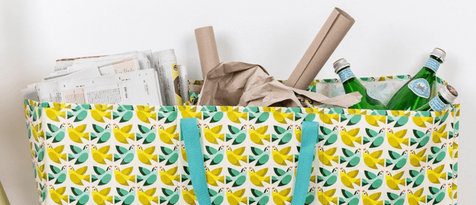Love Birds recycling bag