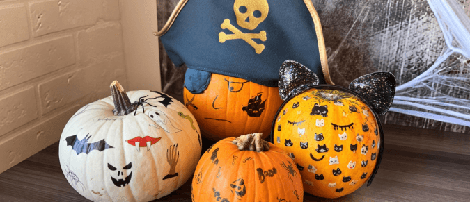 No carve pumpkin decorations