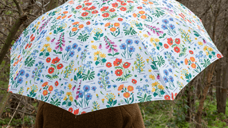Wild Flowers adult's umbrella