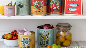 Storage tins