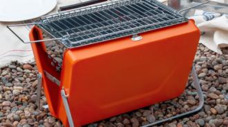 Portable suitcase bbq
