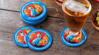 Metal Coasters Set Of 4