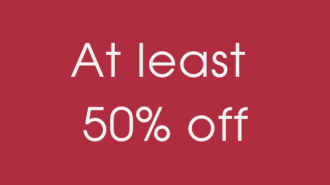 Sale at least 50%
