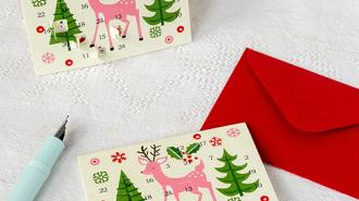 50s Christmas miniature advent calendar