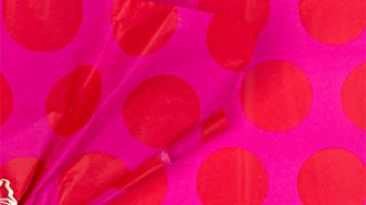 Tissue paper (10 sheets) - Spotlight red on pink