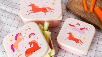 Snack boxes (set of 3) - Unicorn