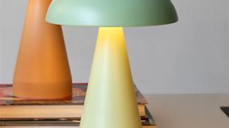 Dimmable mushroom touch lamp - Mint green