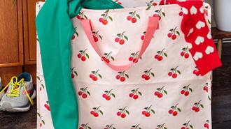 Jumbo storage bag - Cherry