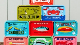 mini storage tin with lid