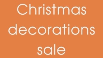 Christmas decorations sale