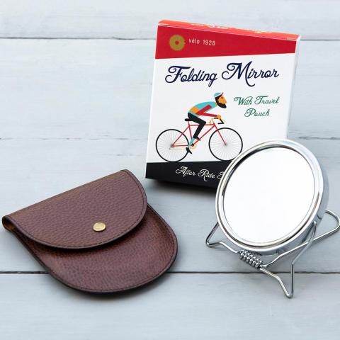 Le Bicycle travel shaving mirror