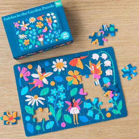 Fairies In The Garden Matchbox Puzzle