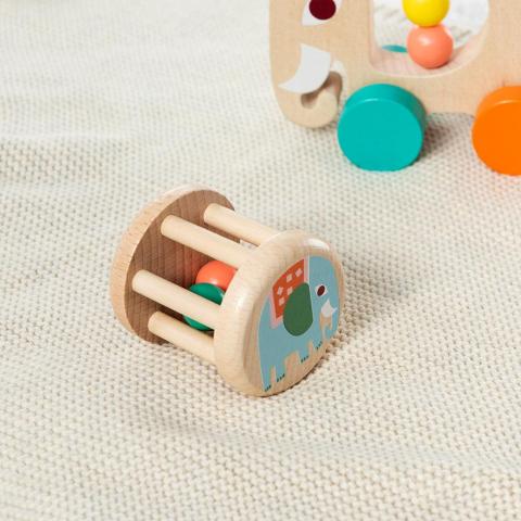 Wild Wonders wooden rattle