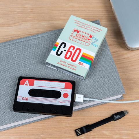 Cassette tape USB charger