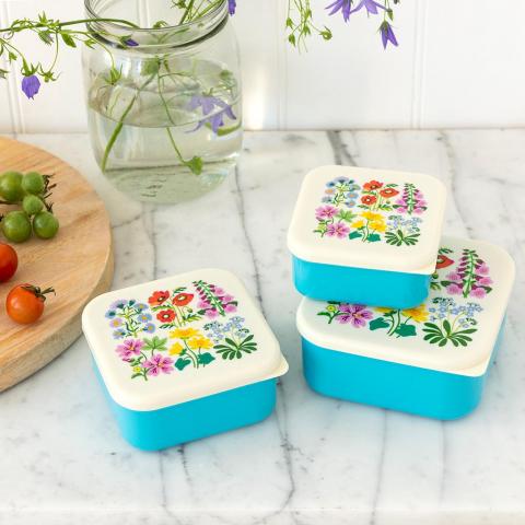 Three Wild Flowers snack boxes