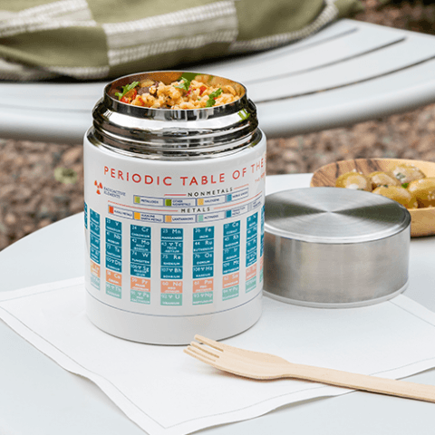 Periodic Table Food Flask