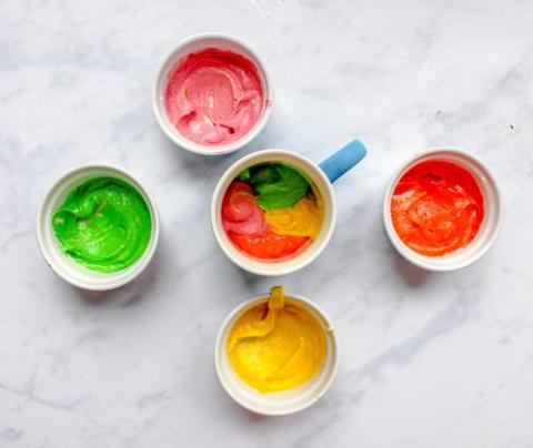 Making-rainbow-cake