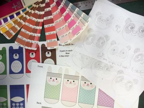baby-socks-panda-sketches