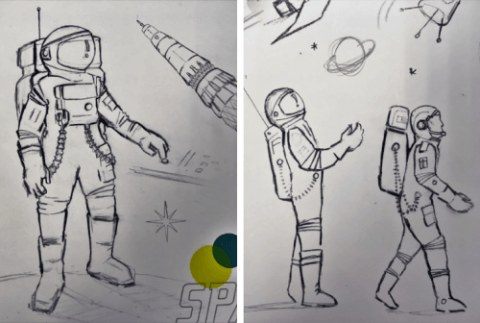 early-astronaut-sketches
