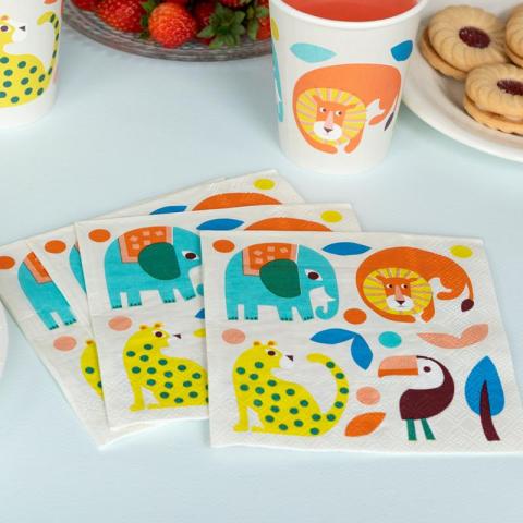 Wild Wonders napkins pack