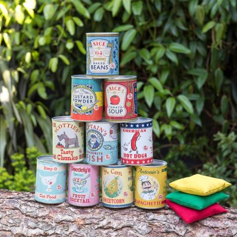 Tin can alley game outside