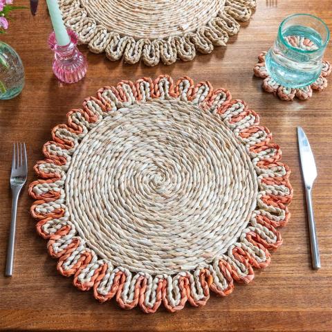 Placemat with knife and fork