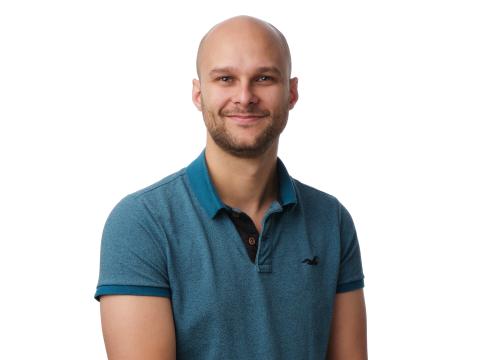 White male smiling