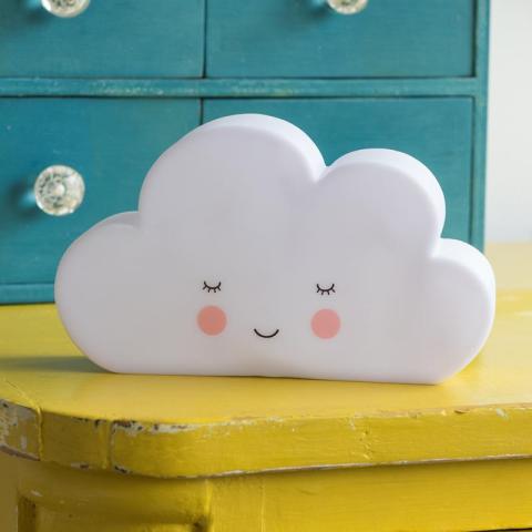 Night light in the shape of a cloud
