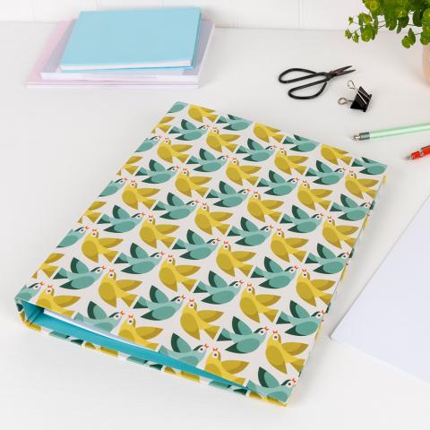 Love Birds ring binder