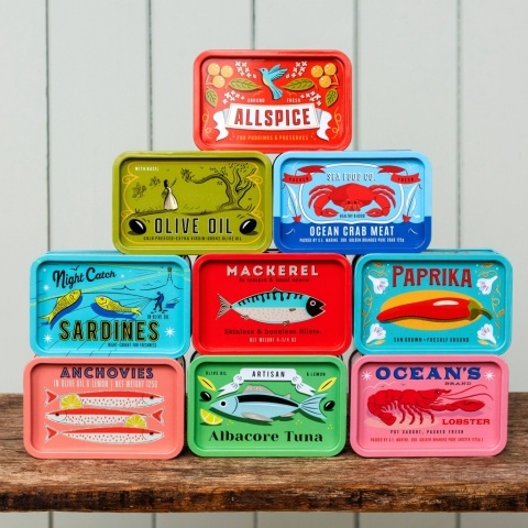 mini storage tin with lid