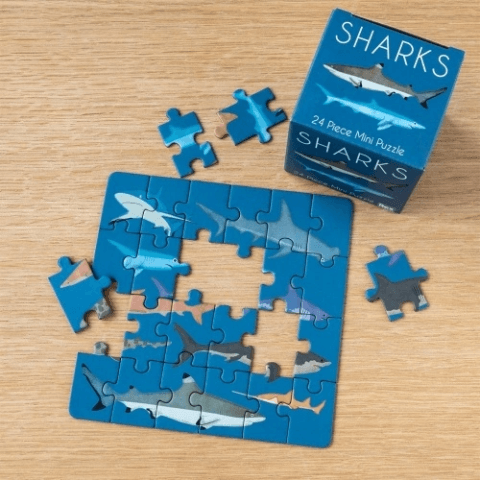 Sharks mini jigsaw puzzle