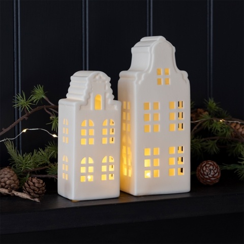 Matt ceramic LED lamp houses
