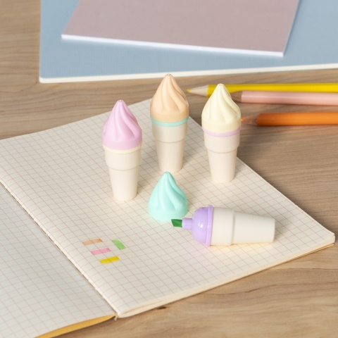 mini ice cream highlighters
