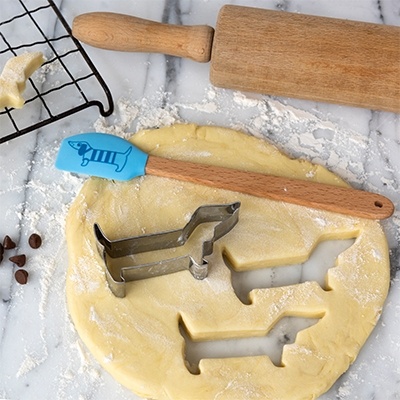 Sausage dog cookie cutter and spatula