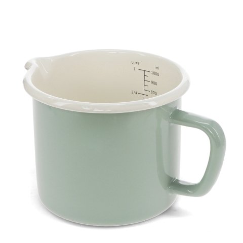 1 litre enamel measuring jug