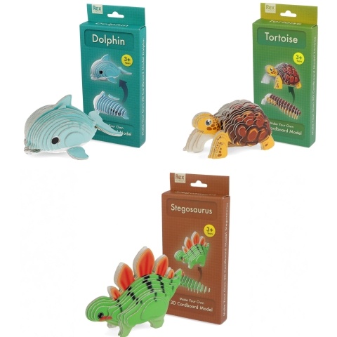 3D cardboard models