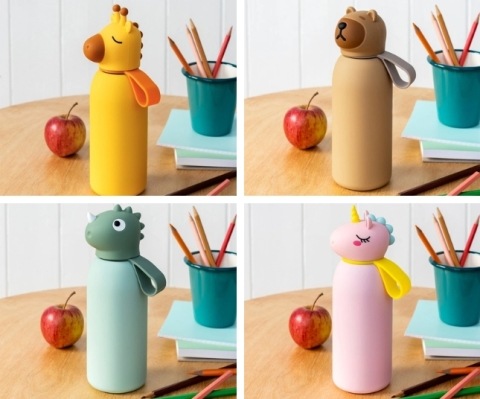 Soft Touch Animal water bottle collection