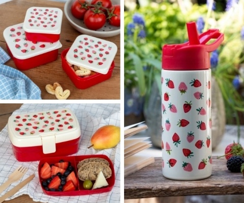 Strawberry lunchware