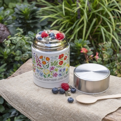 Wild flowers food container