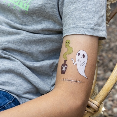 Scary temporary tattoos 