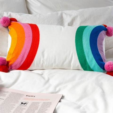 Rainbow cushion