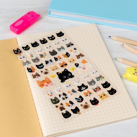 Cats 3d stickers